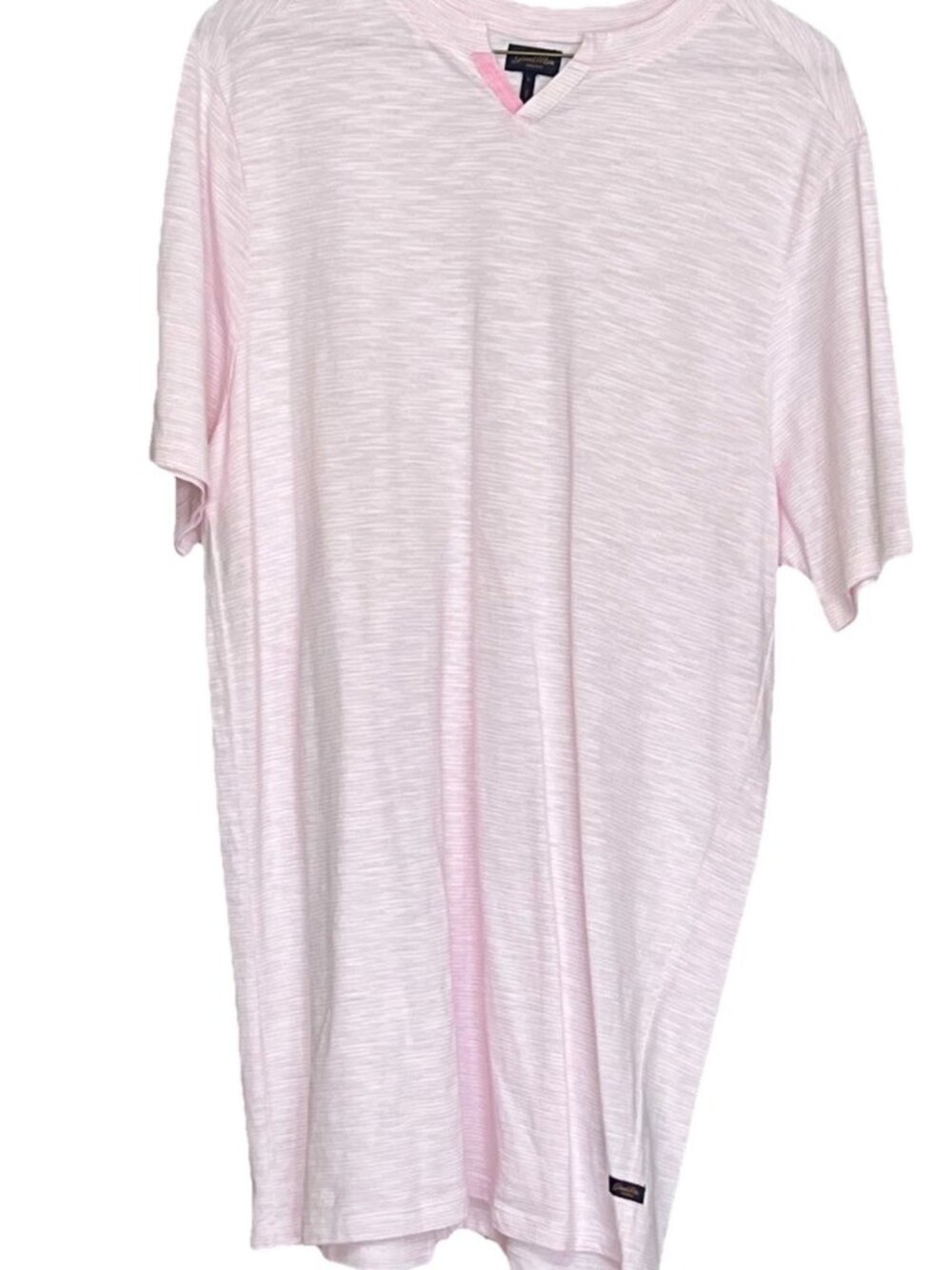 Men's Pre-Owned Goodman Brand Pocket Tee-Size L (Baby Pink)